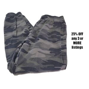Camouflage Jogger Sweat Pants Size Medium Pockets Loungewear Wild Fable Track